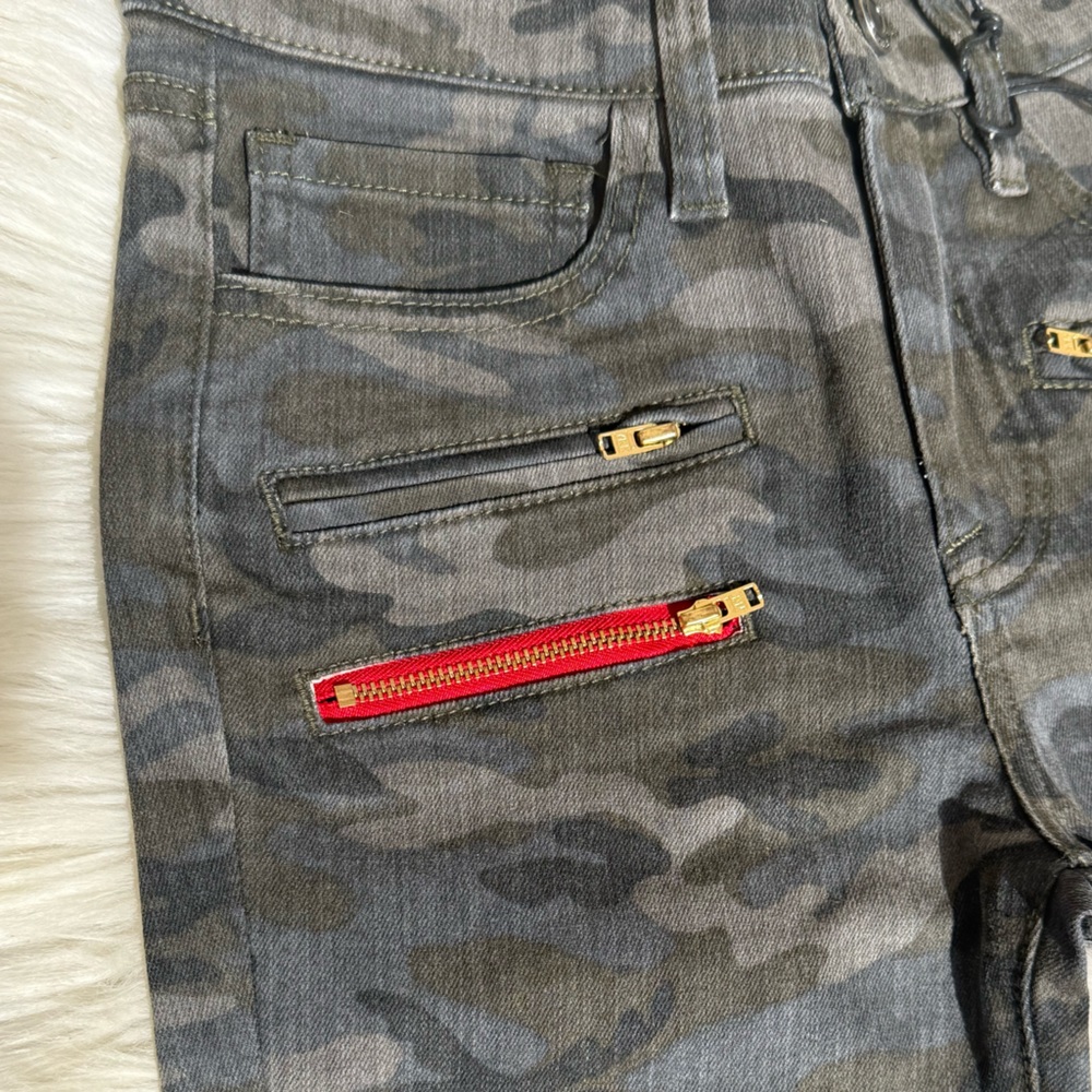 NWT Etienne Marcel Camo jeans SZ 25 - Picture 8 of 13